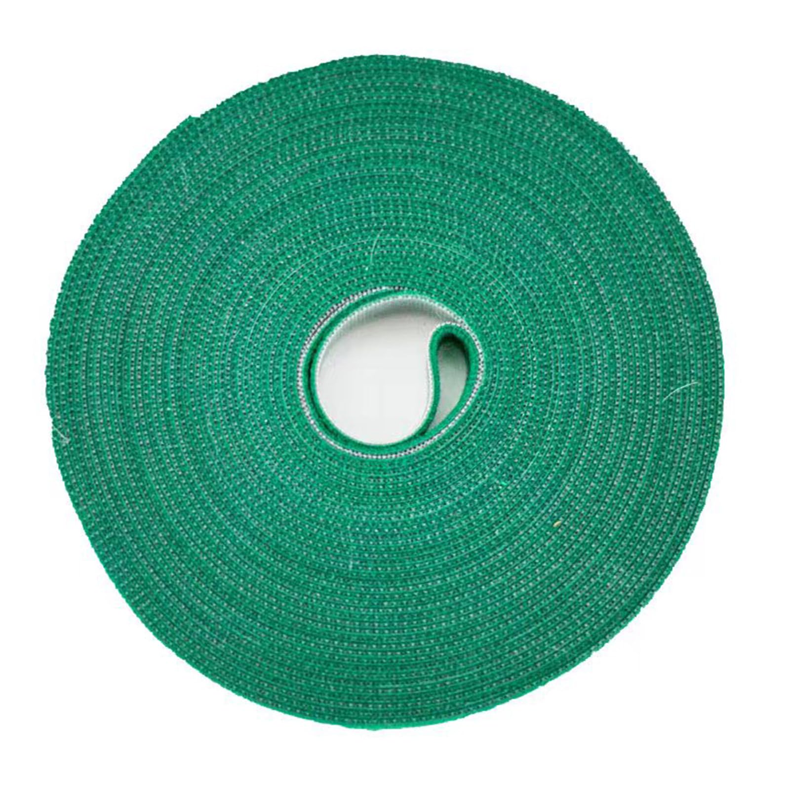 plantactic Garden Tie Green Tape unrolled for quick, flexible plant support.