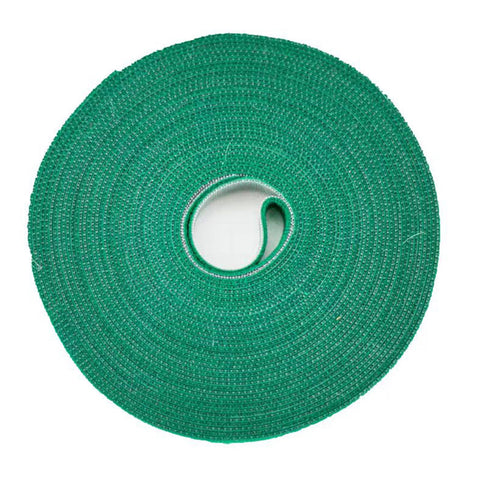 plantactic Garden Tie Green Tape unrolled for quick, flexible plant support.