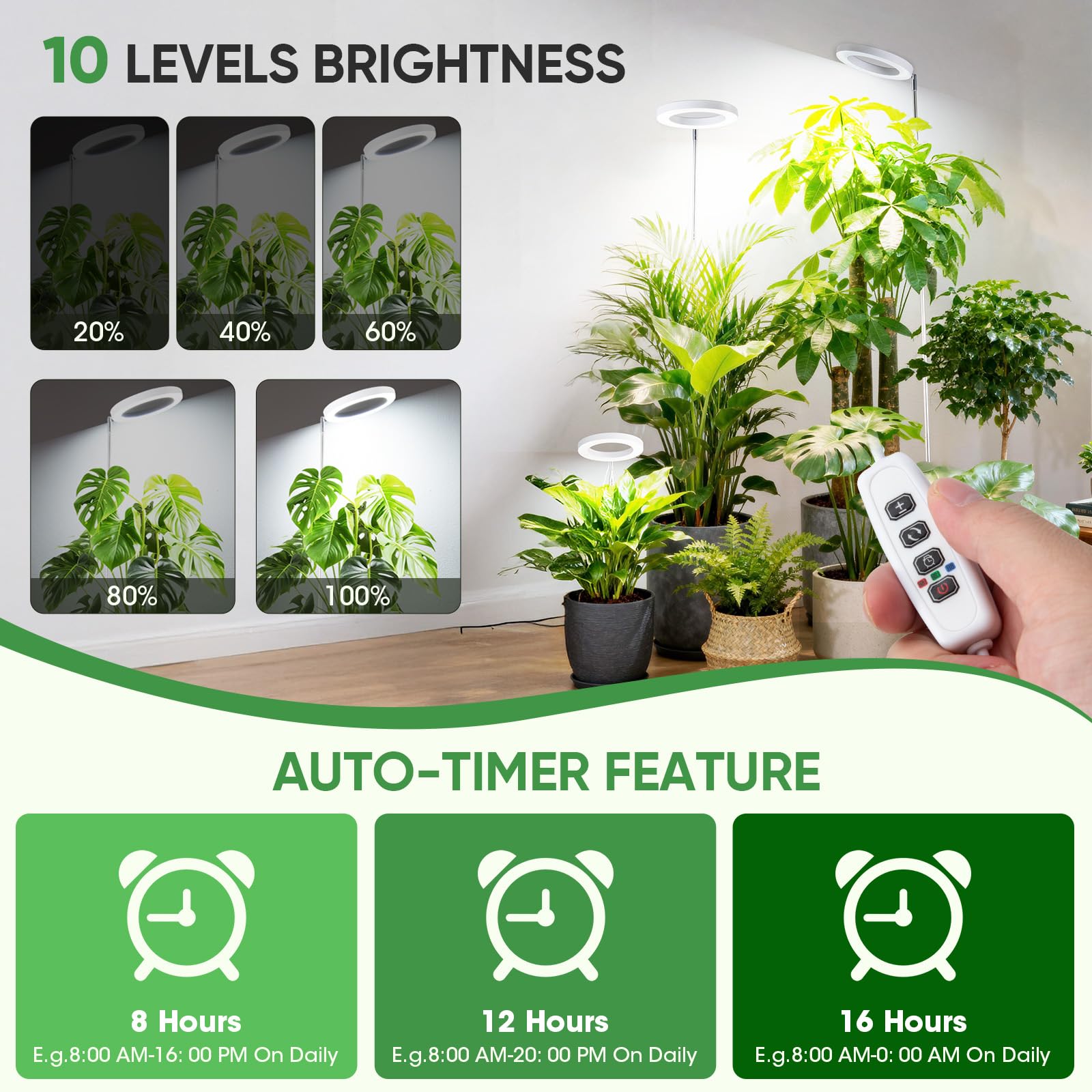 PlantaPulse easy-setup grow light suitable for shelves or tents.