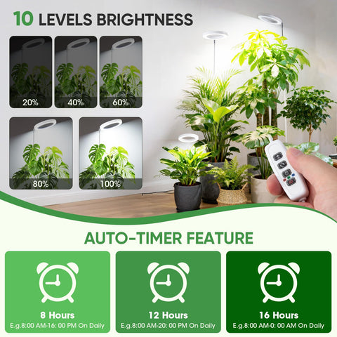 PlantaPulse easy-setup grow light suitable for shelves or tents.