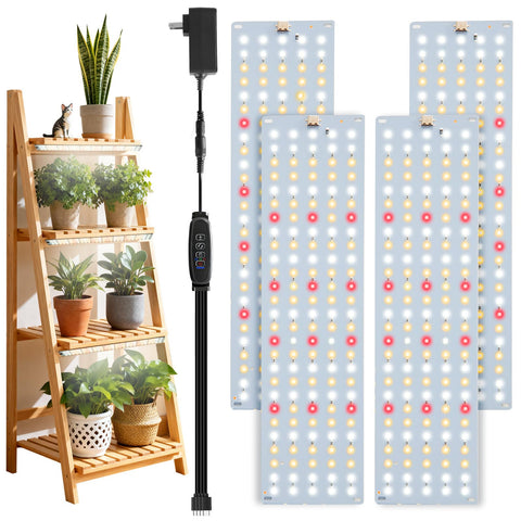PlantaPulse grow light panel with full spectrum 540 LEDs for indoor plants.