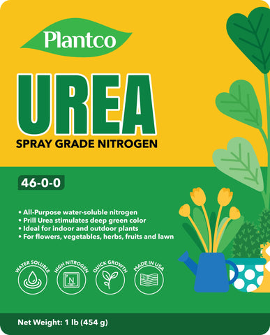 PLANTCO Urea 46-0-0 nitrogen boost for vibrant deep green leaves