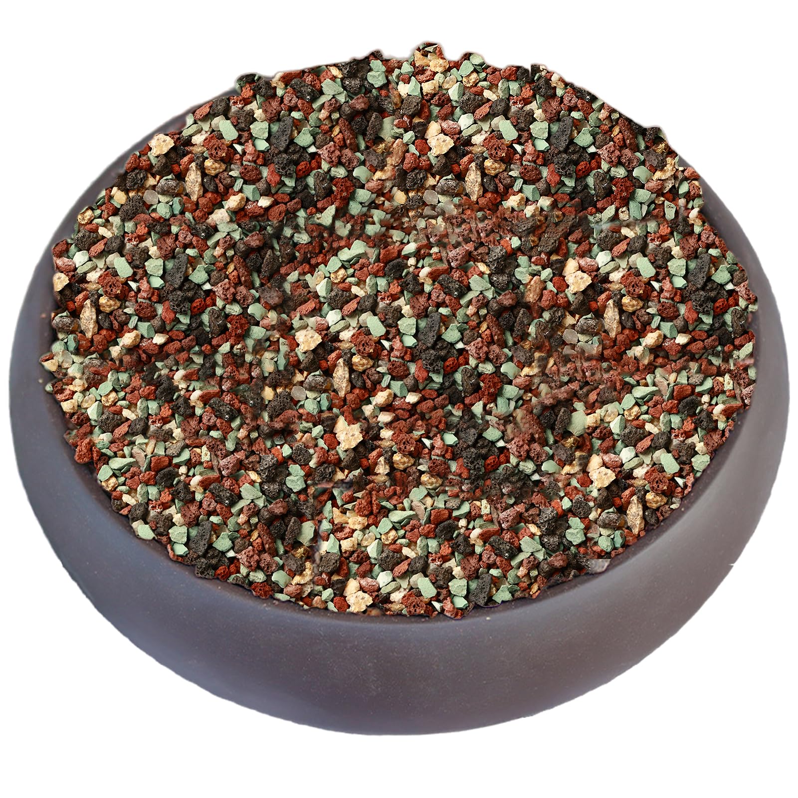 Planterhoma lava rocks provide drainage and aeration for potted plants