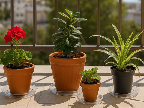 Planterhoma BPA-free recyclable 6inch saucer for eco-friendly plant care