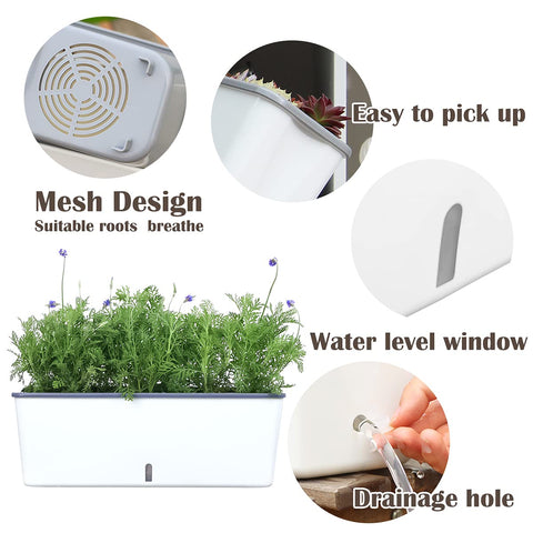 Planterhoma durable plastic construction built to last indoors.