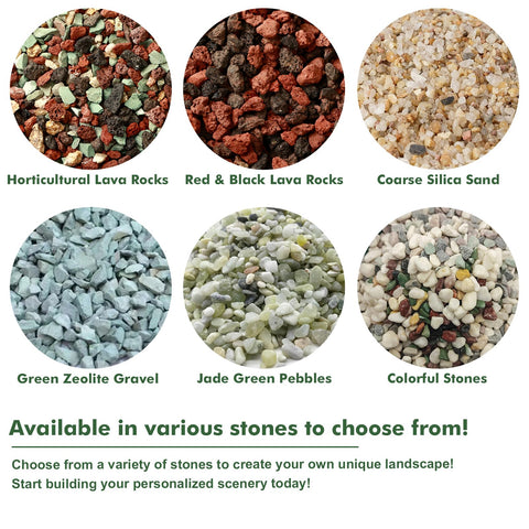 Planterhoma lava rocks suit indoor and outdoor decoration and DIY projects