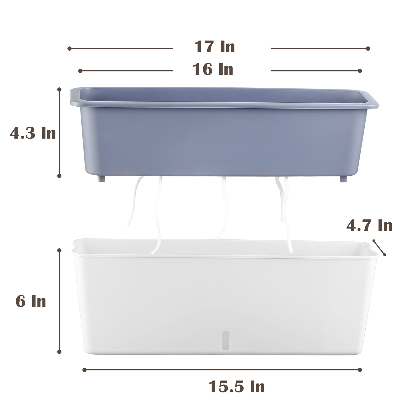 Planterhoma water-level window clearly shows when to water.