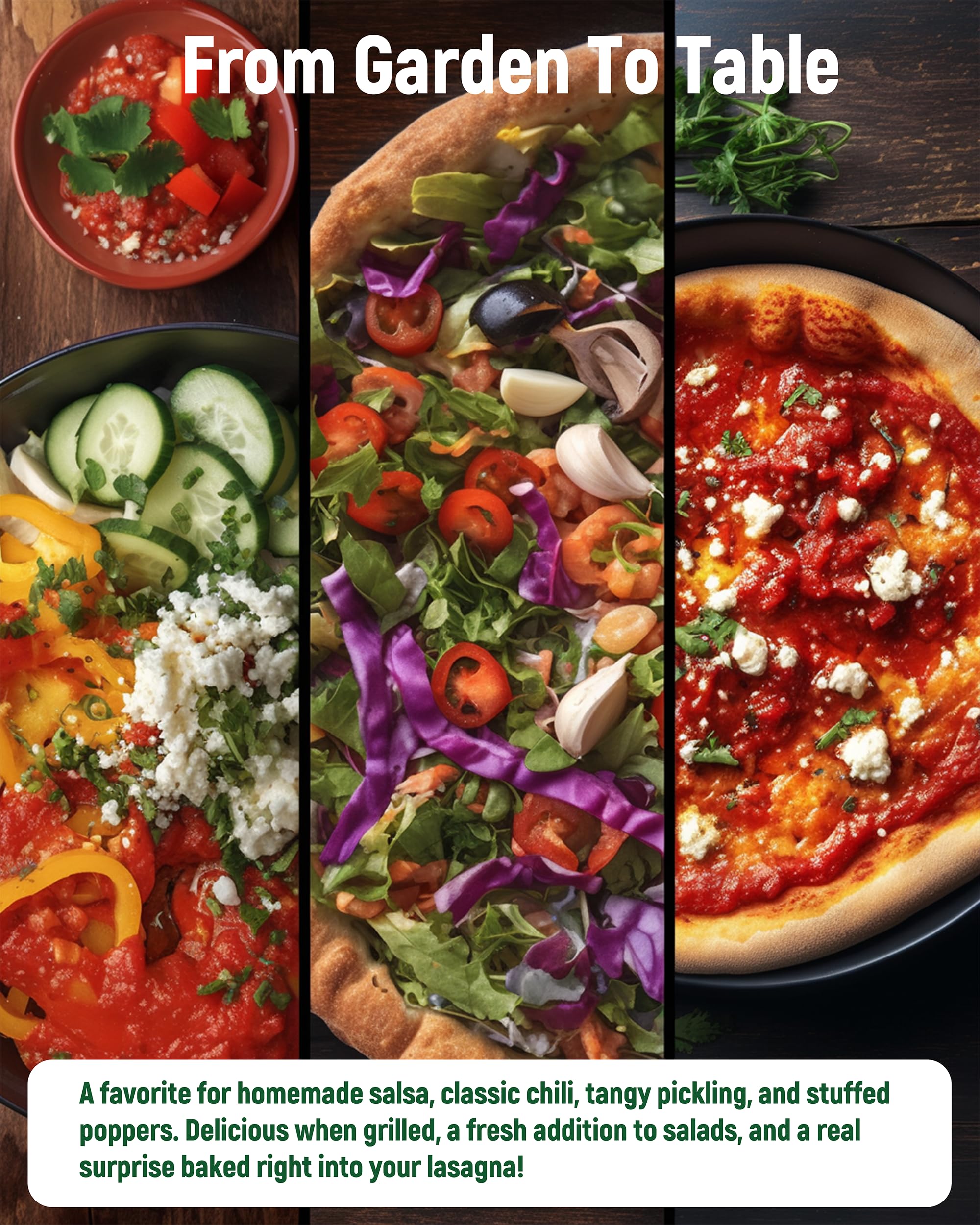 PLANTMEW 15-variety mix offers cooking ready peppers for recipes