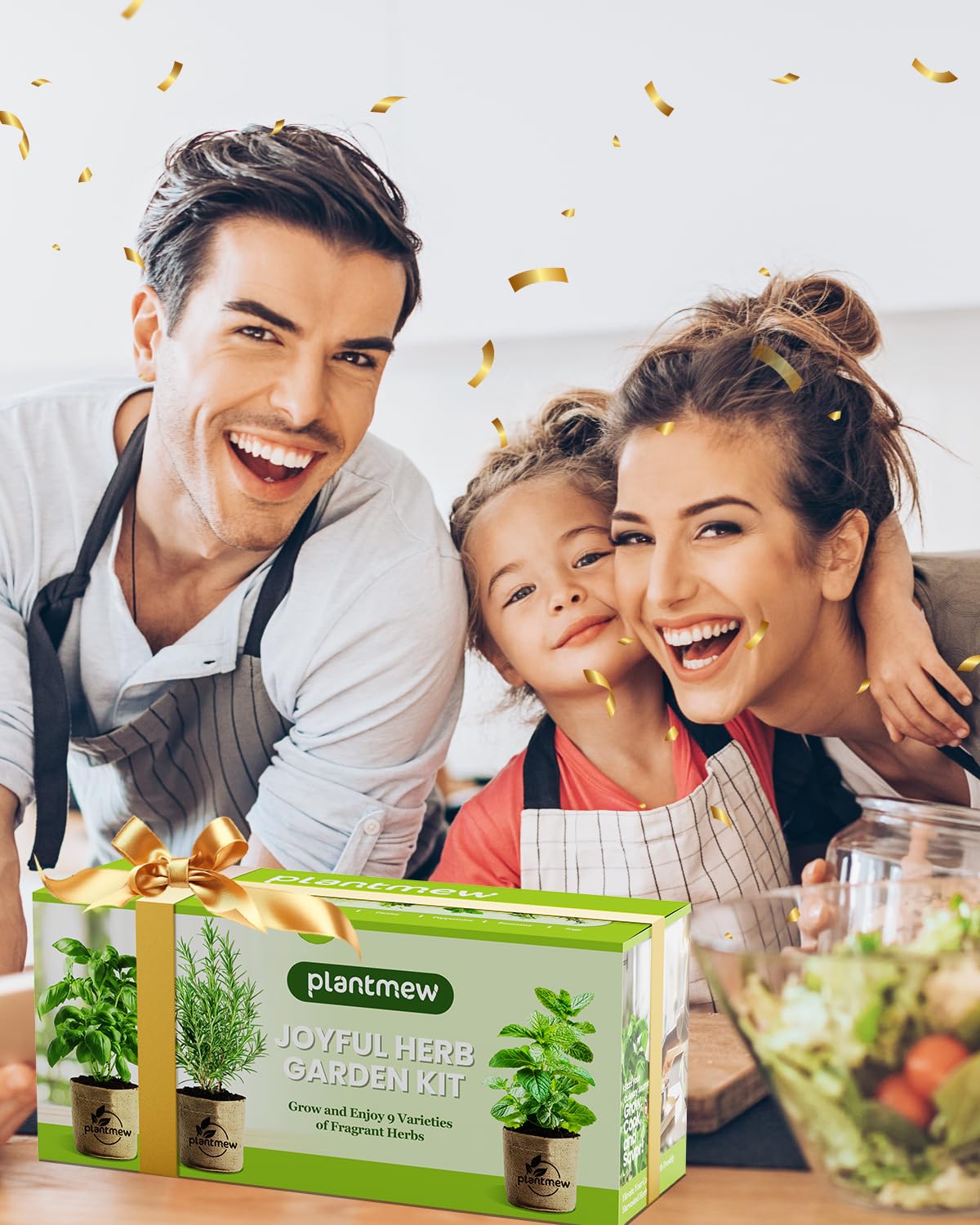 PLANTMEW fresh herbs for cooking ready to harvest in your kitchen.
