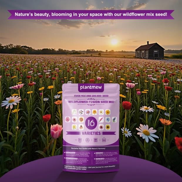 PlantMEW indoor outdoor planting guide-friendly seeds for quick sprouts.