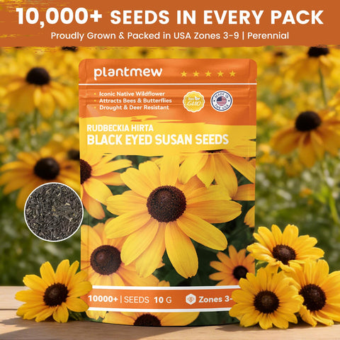PLANTMEW open-pollinated seeds ideal for easy direct sowing in fall or spring.