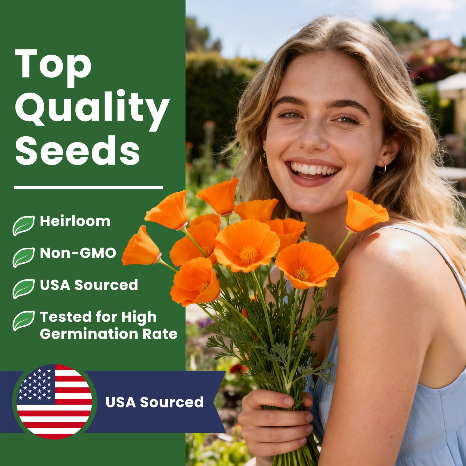 PLANTMEW resealable seed pack includes a clear planting guide for easy sowing.