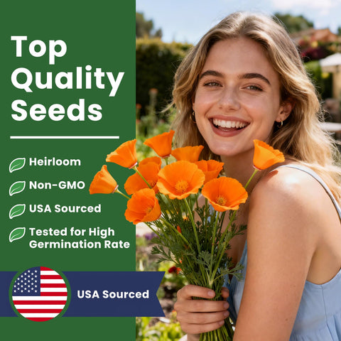 PLANTMEW resealable seed pack includes a clear planting guide for easy sowing.