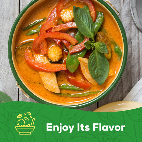 PLANTMEW Thai Basil heritage flavor featured in meals