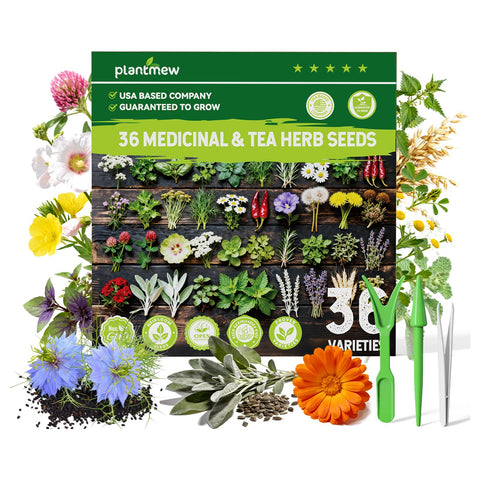 PLANTMEW USA-sourced seeds packet ready for windowsill planting.