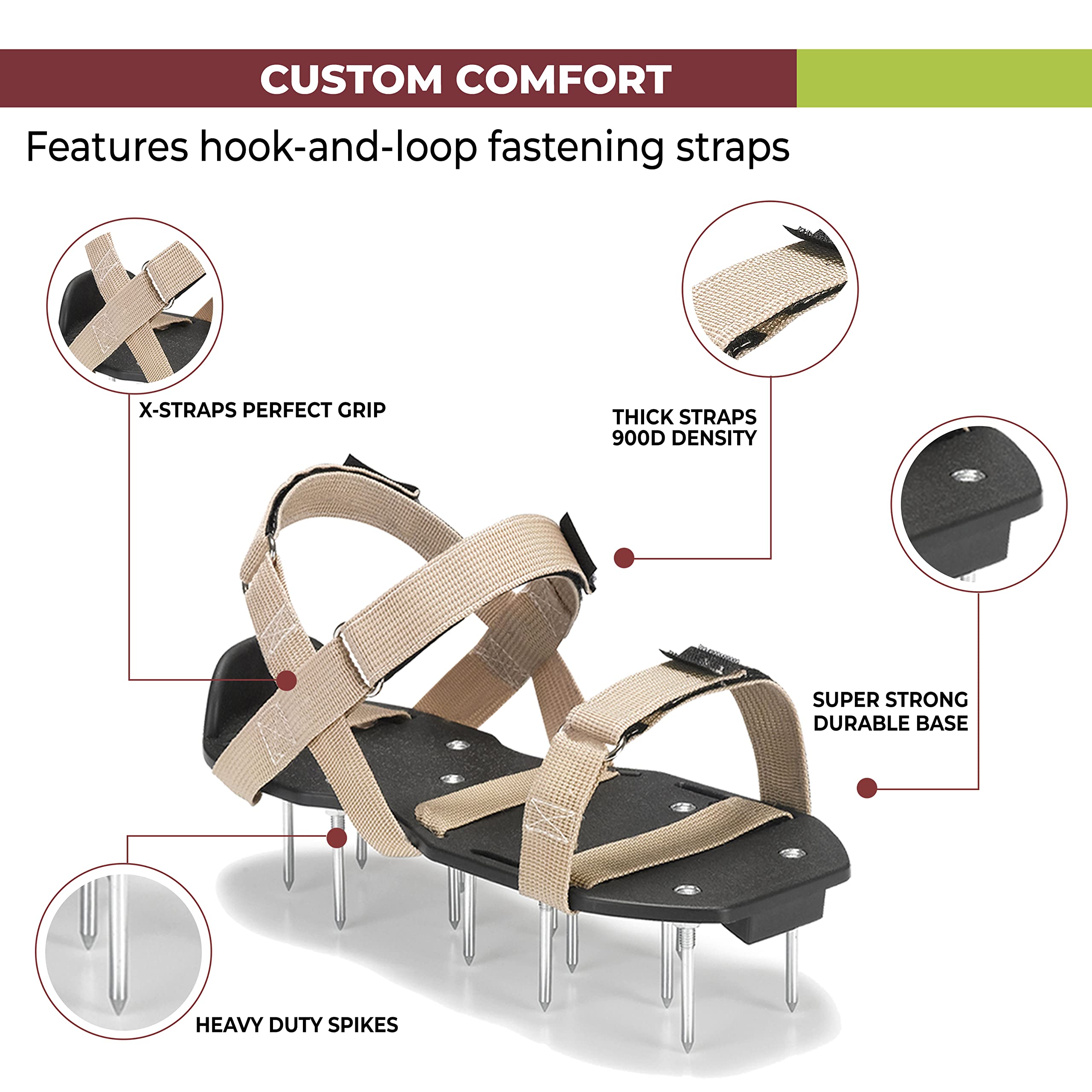 PLANTNOMICS pre-assembled spikes enable quick setup and efficient aeration.