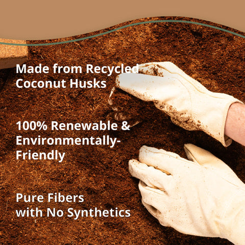Plantonix Coco Coir Doormat fiber detail highlights sustainability and biodegradability