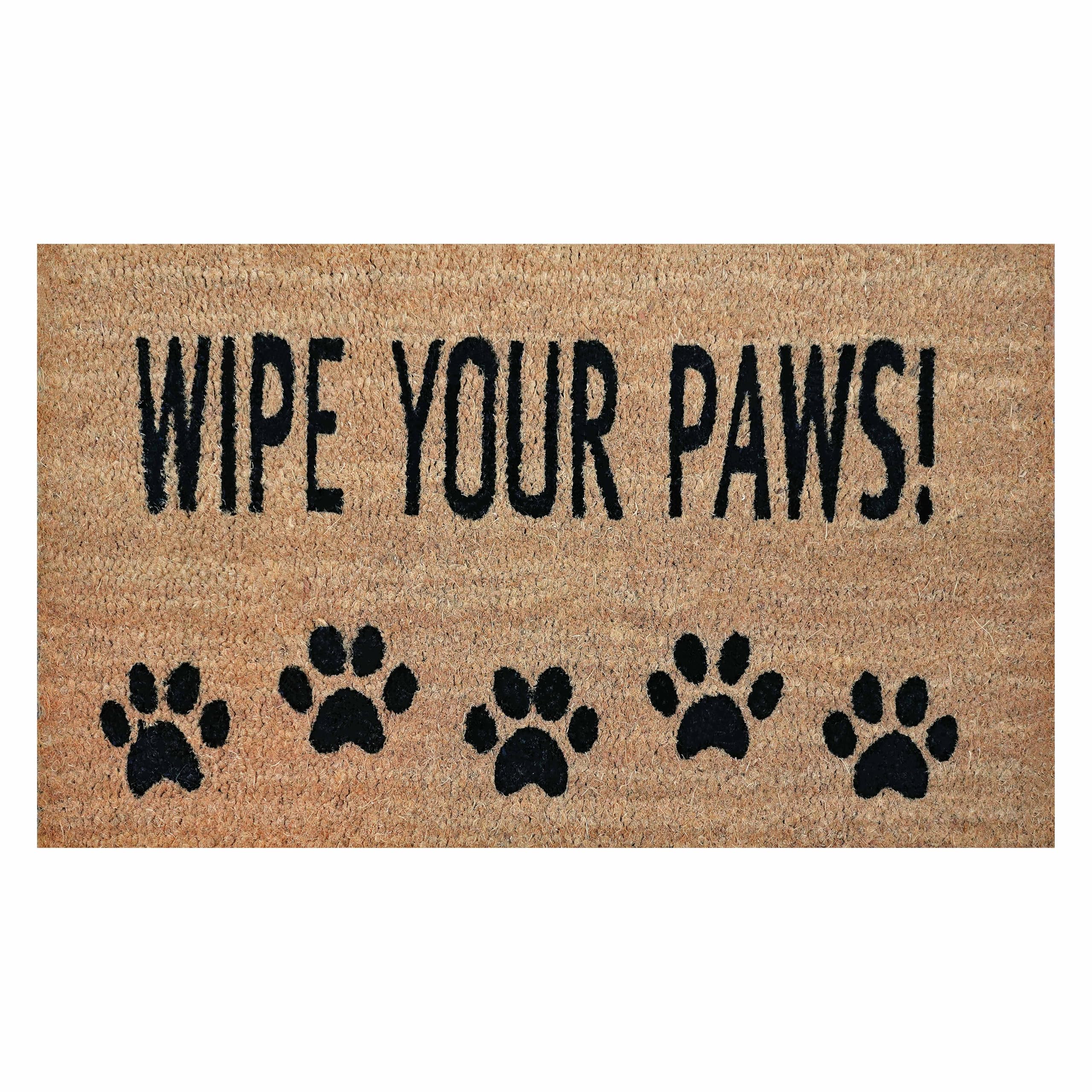 Plantonix Coco Coir Doormat at the front door captures dirt effectively