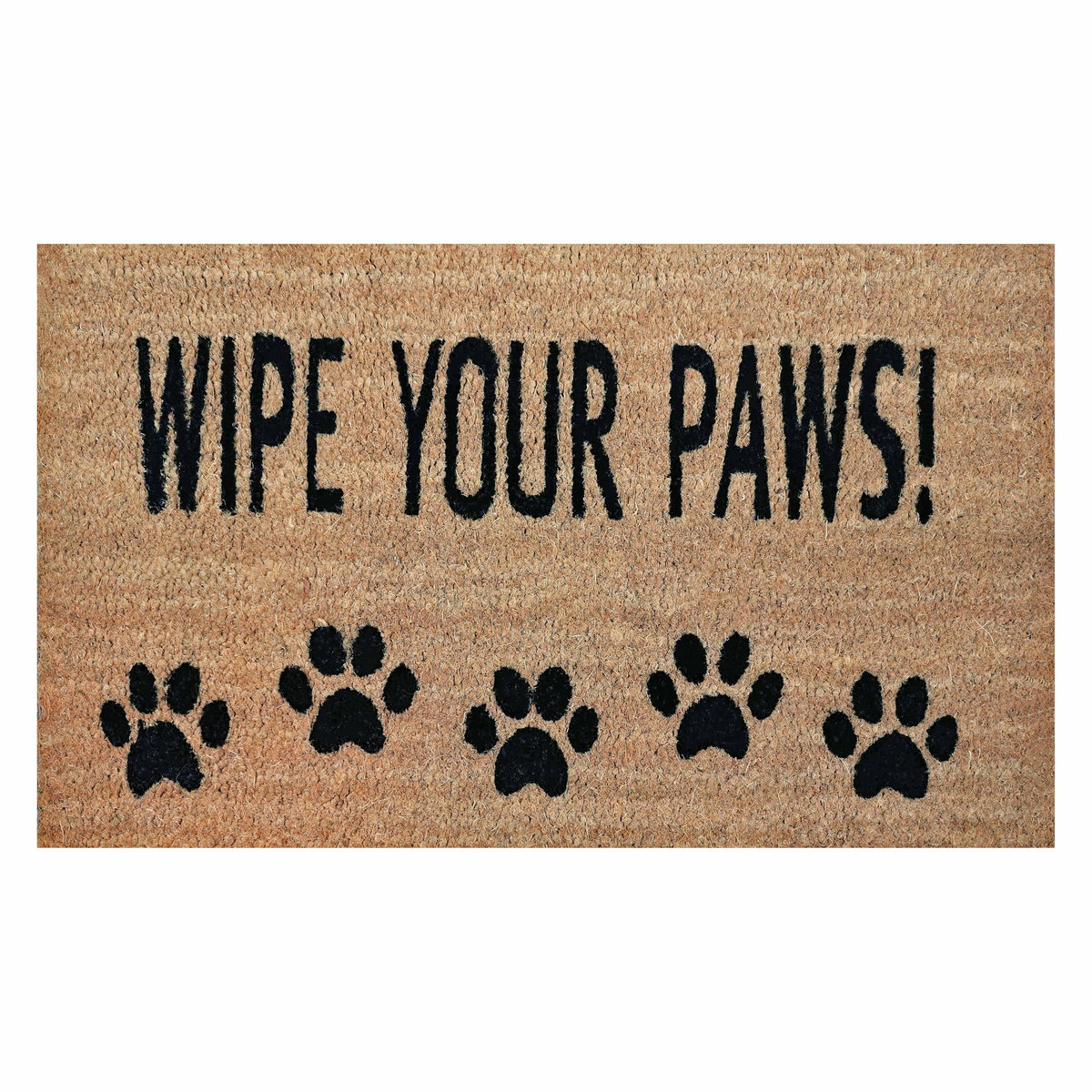 Plantonix Coco Coir Doormat at the front door captures dirt effectively