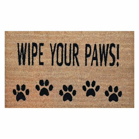 Plantonix Coco Coir Doormat at the front door captures dirt effectively