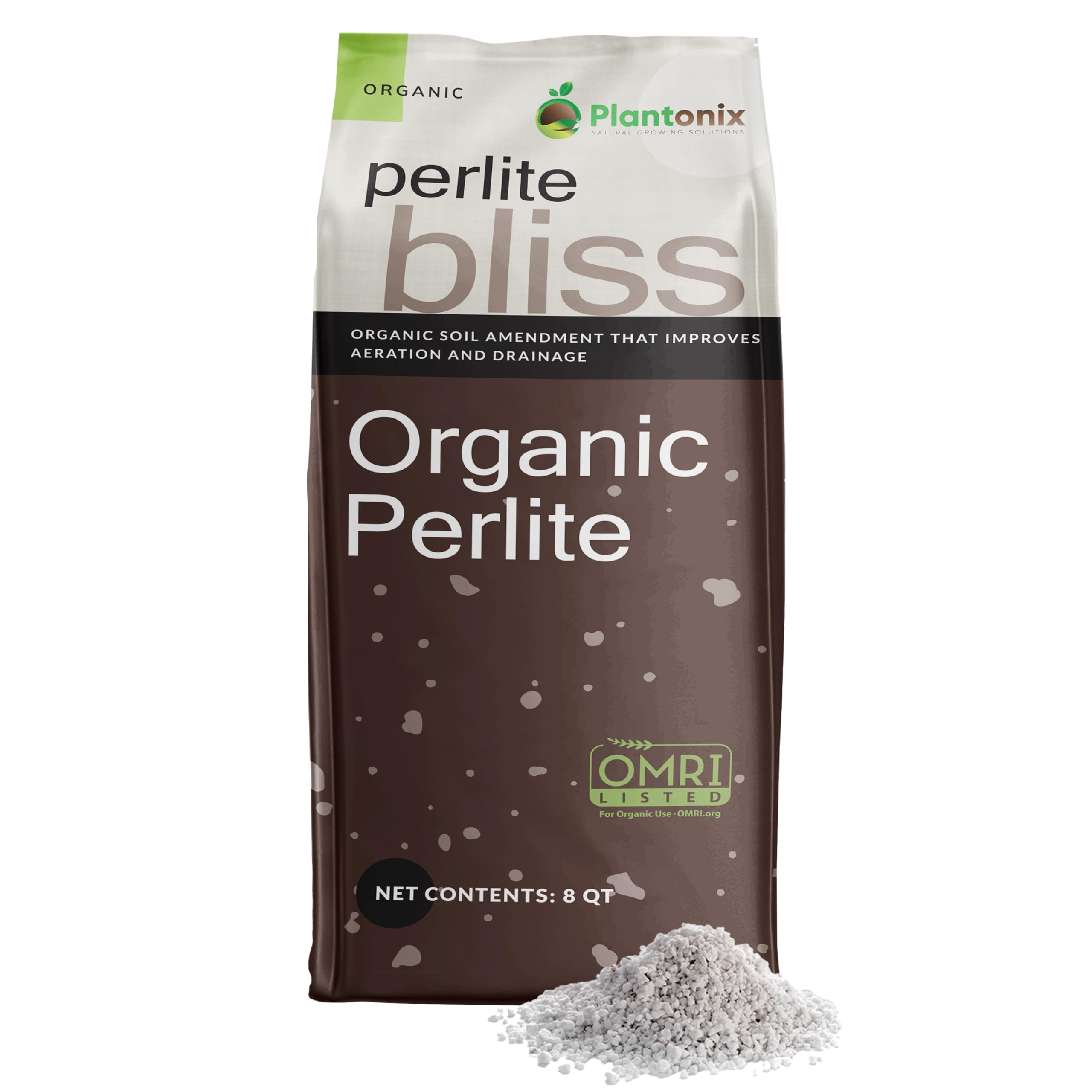 Plantonix Perlite Bliss in indoor garden mix improves aeration for thriving potted plants
