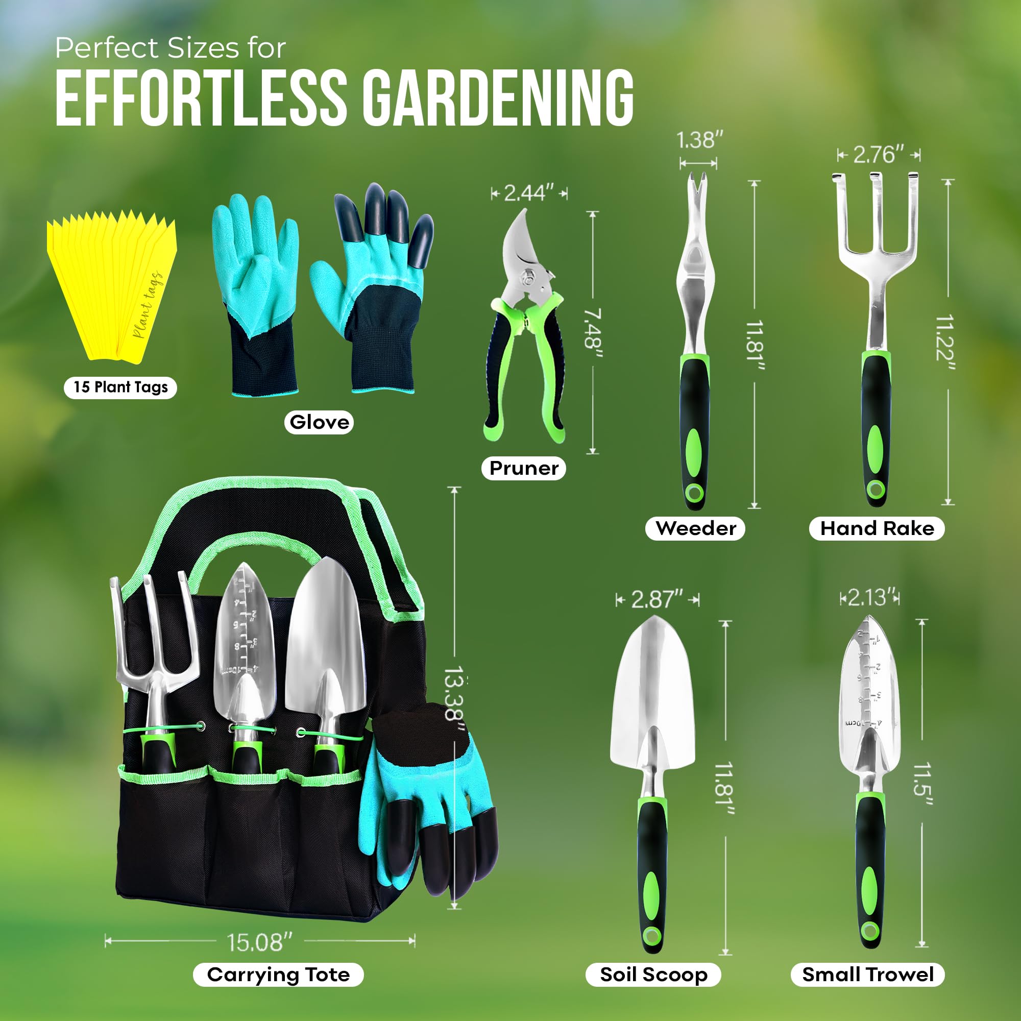 PlantSpawn ergonomic handles close-up highlighting comfortable grip for gardening tasks.