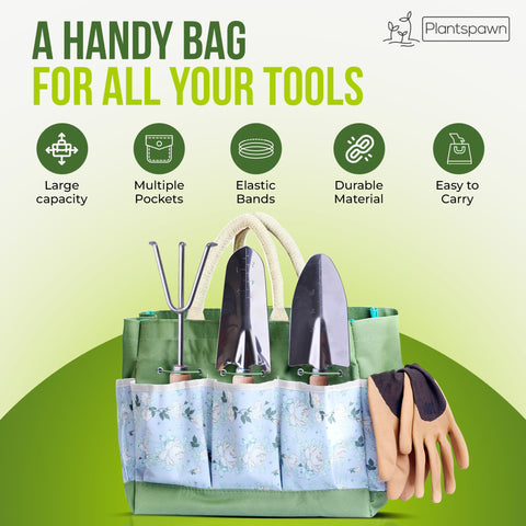 PlantSpawn pruning shears and trowel transplanter for precise pruning and planting