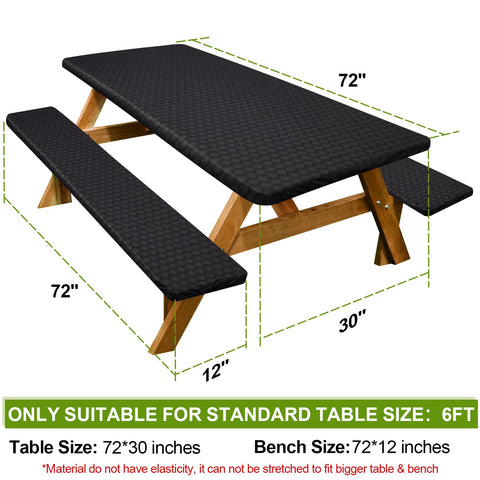 Play Tailor bench covers on 72x12 inch benches with secure fit