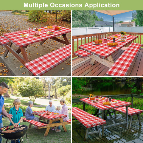 Play Tailor camping scene with table and benches highlights use-case