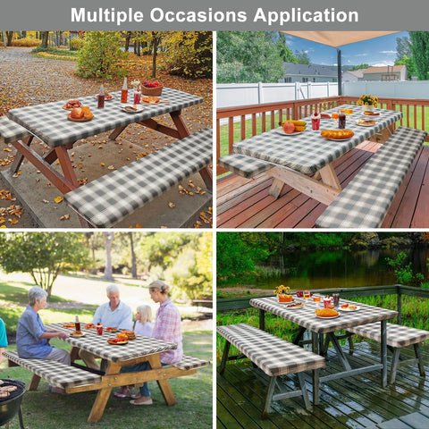 Play Tailor camping table set packaged for easy transport and storage