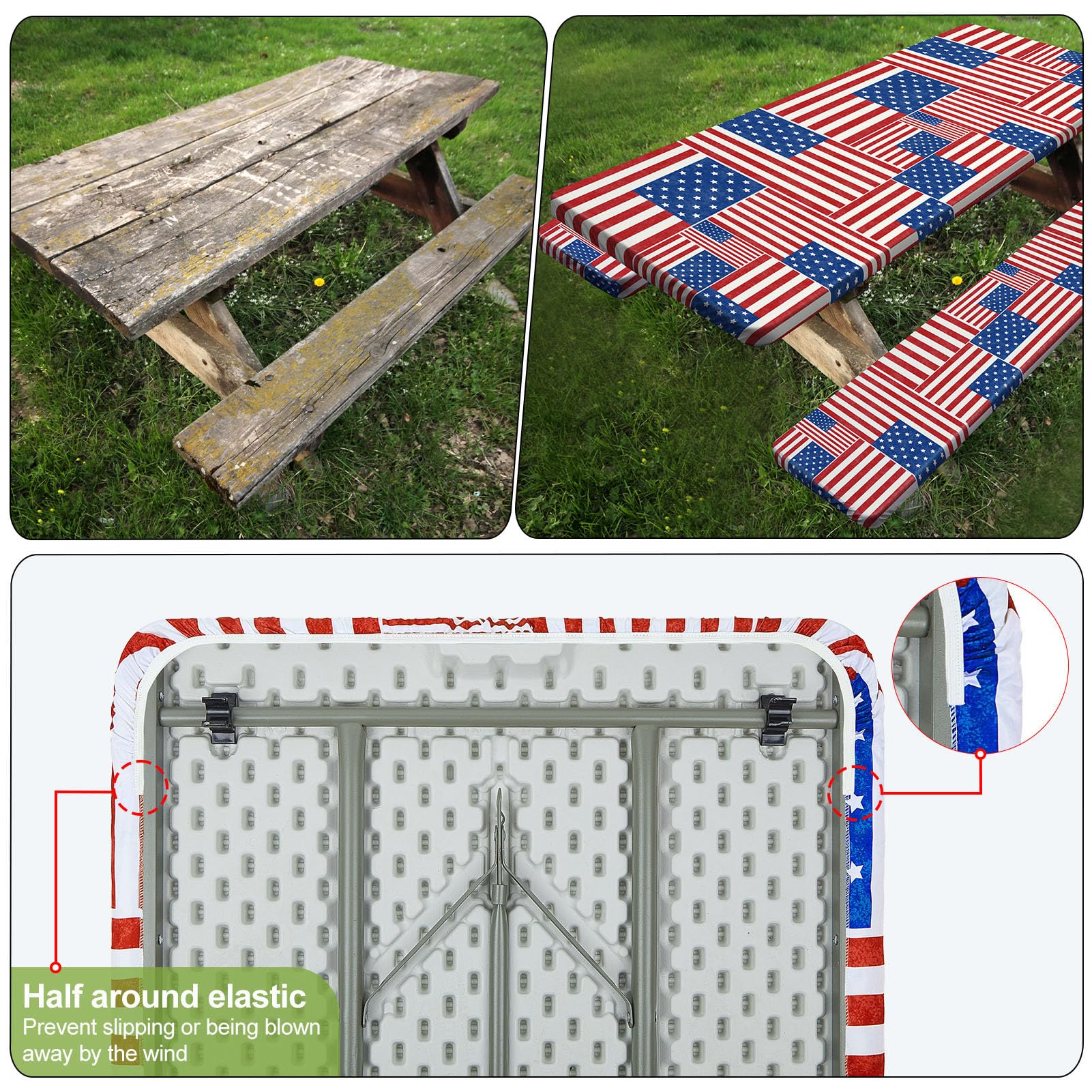 Play Tailor outdoor dining setup demonstrating easy installation and fast protection.