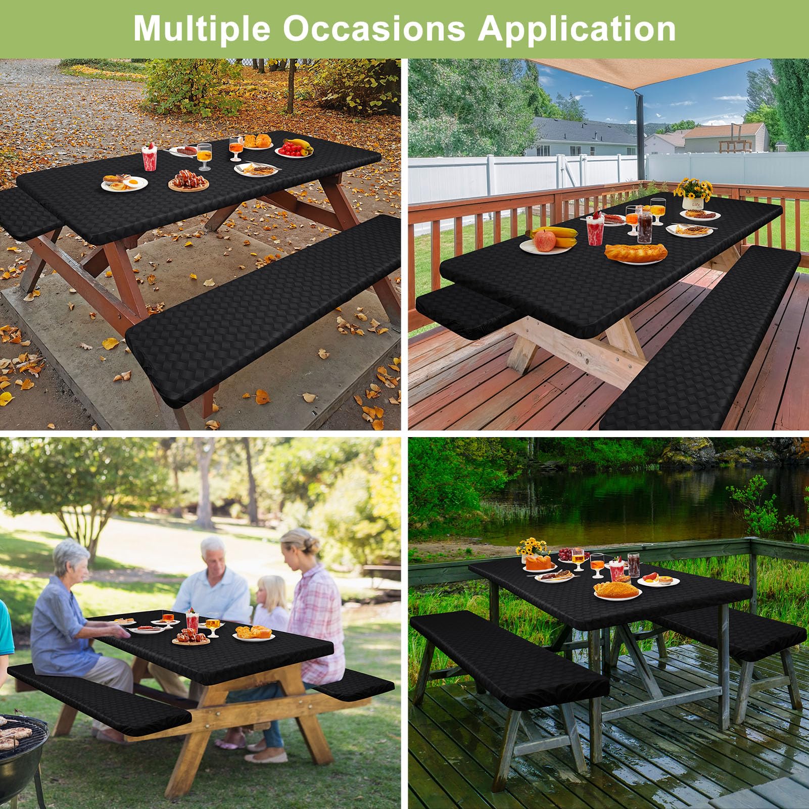 Play Tailor eye-catching black set on outdoor dining