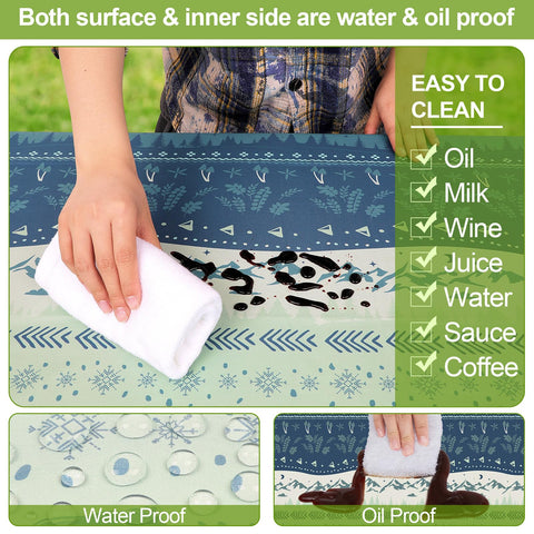 Play Tailor second bench cover 72x12 easy to wipe clean after outdoor meals.