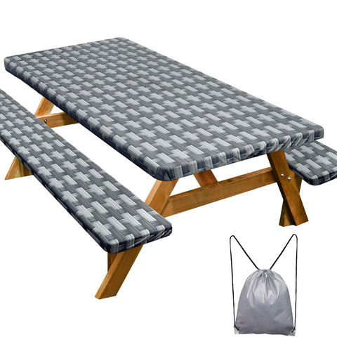 Play Tailor picnic table cover for 72in tables protects against outdoor spills