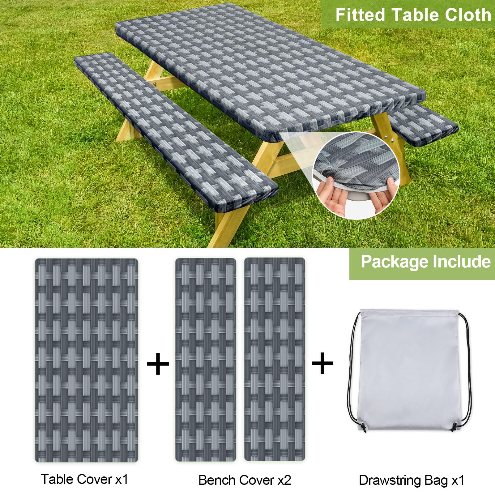 Play Tailor waterproof fabric close-up showing durable protective surface