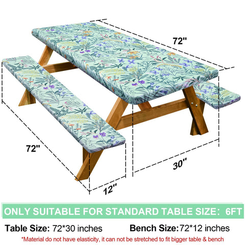 Play Tailor bench covers pair shields benches from dirt and weather.