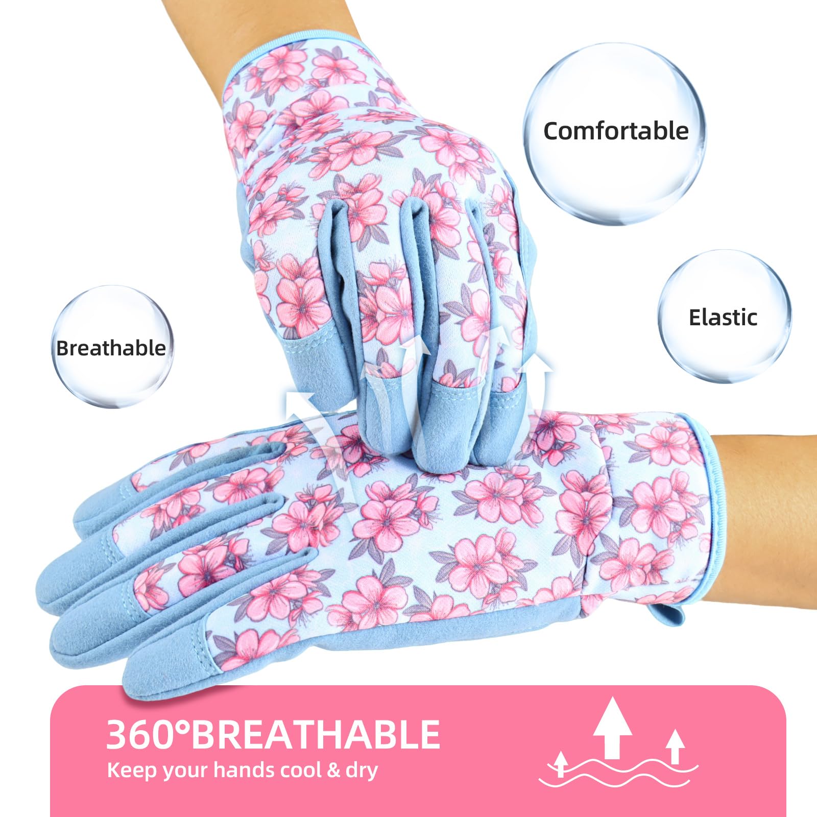 PLAYWO microfiber palm material offers durability for tough tasks.