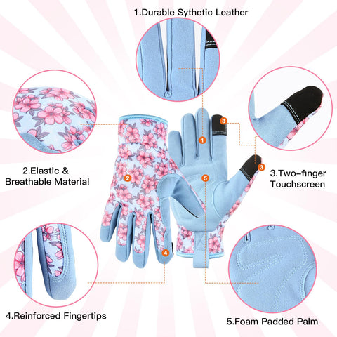 PLAYWO padded palm detail for a secure grip while pruning.