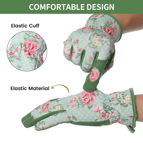 Pleneal breathable back keeps hands cool during long tasks.