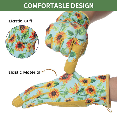 Pleneal garden gloves are machine washable for easy post-work care.