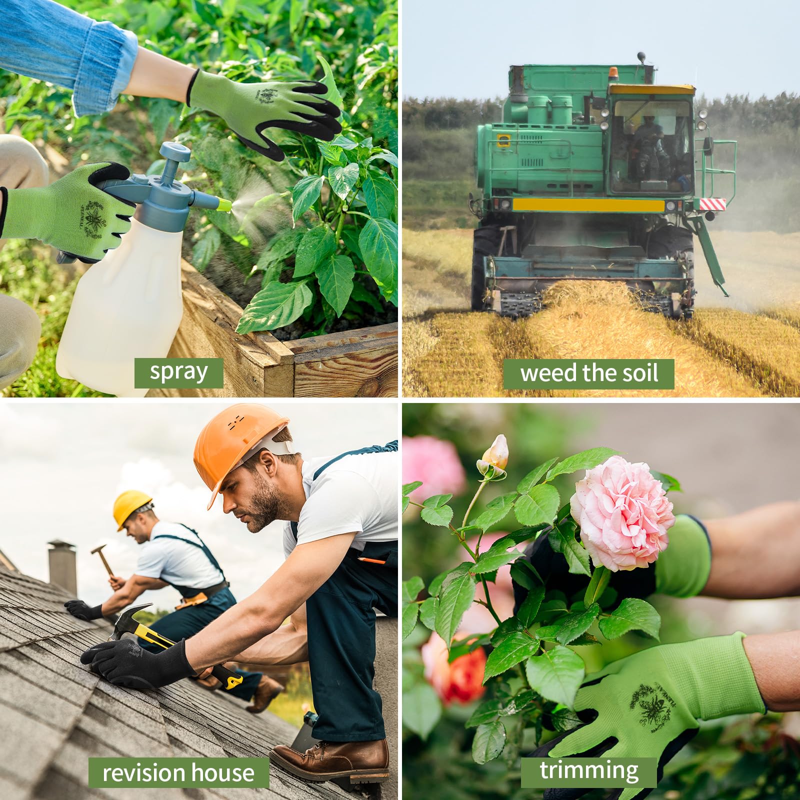 Pleneal gloves durable, easy to clean and dirt resistant