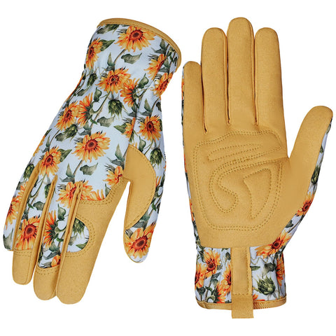 Pleneal leather thorn-proof gardening glove protects hands during pruning