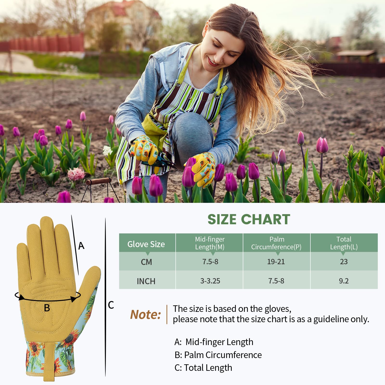 Pleneal ergonomic fit with elastic wrist prevents dirt from entering during work.