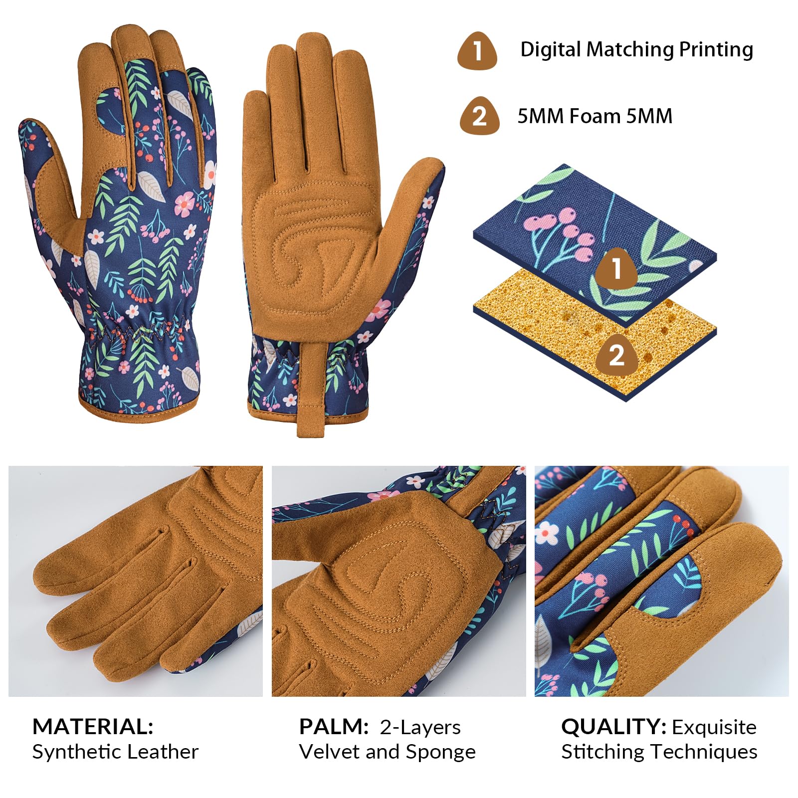 Pleneal padded palm grip showing secure handling of tools.