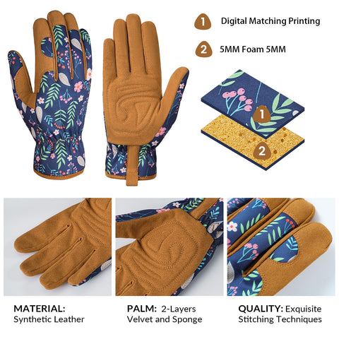 Pleneal padded palm grip showing secure handling of tools.