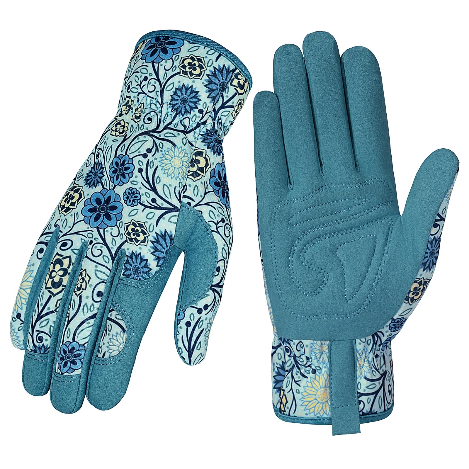 Pleneal leather garden gloves with thorn-proof design for reliable protection.