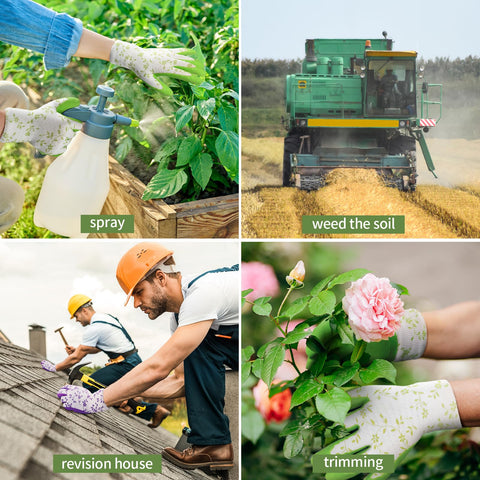 Pleneal gloves suitable for gardening, landscaping, warehousing, and light mechanical tasks.