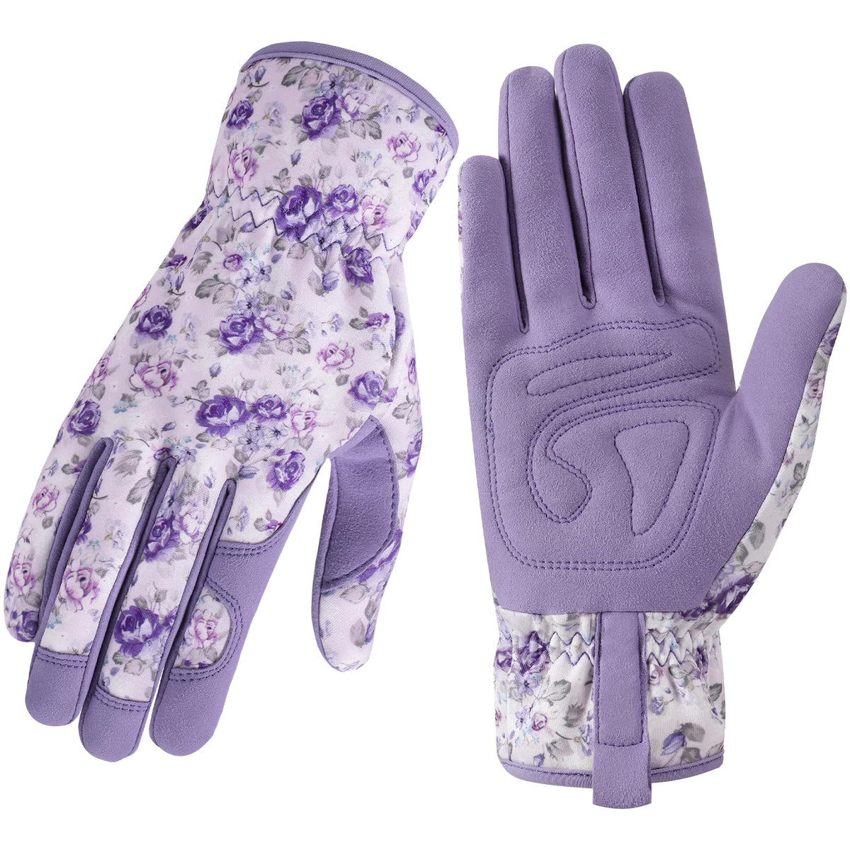 Pleneal women’s gardening gloves leather thorn-proof for tough weeding tasks