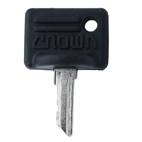 PLENTZOM ignition key 107151001 side view supports reliable Crown forklift use.