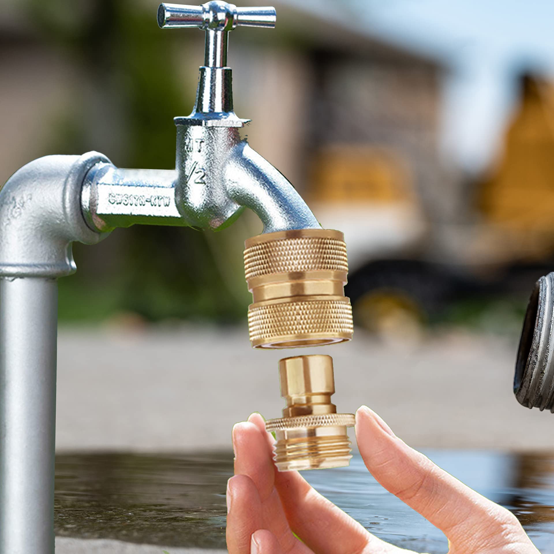 PLG leak-proof seal maintains steady water flow under high pressure.